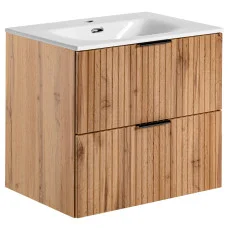 Cabinet with sink ADEL, oak, 60 cm